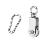 CTForest Poulie Rotative, Poulie à Crochet Unique, Peut être Utilisé dans l'Alpinisme, la Production Industrielle et d'Autres Domaines