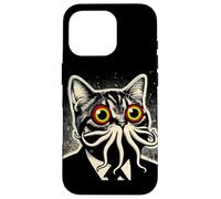 Cthulhu Cat Rencontre Mythos Cosmique Feline Coque pour iPhone 16 Pro