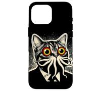 Cthulhu Cat Rencontre Mythos Cosmique Feline Coque pour iPhone 16 Pro Max