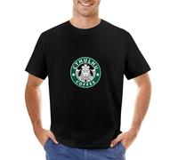 Cthulhu Coffee T-Shirt Black t Shirt Aesthetic Clothing Sports Fan t-Shirts Heavy Weight t Shirts for Men Black XL