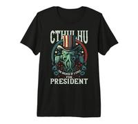 Cthulhu élu président 2024, Le Plus Grand des Deux maux T-Shirt Haut de Gamme