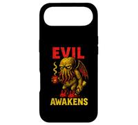 Cthulhu, Evil Awakens, Grumpy Morning Coffee Funny Cthulhu Coque pour iPhone Air