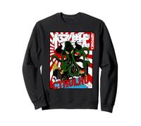 Cthulhu. Japanese Anime Monster Attack, Old Poster Japanese Sweatshirt
