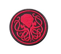 Cthulhu YOG-Sothoth Shub-Niggurath Azathoth Cthaeghya Nctosa Nctolhu Necronomicon Lovecraft The Call Darkness Satan Applique de souvenir brodée à repasser