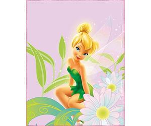 CTI 040457 Plaid Polaire 110 x 140 cm Fairies Daisy Parme