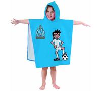 CTI 041138 Cape de Bain Imprimé Om Kid Bleu 60 x 120 cm