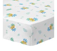 CTI Drap-Housse imprimé 100% Coton, Disney Home Le Roi Lion Simba 90x190 cm