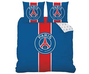 CTI Housse de Couette + taie d'oreiller 100% Coton - Maillot Paris Saint Germain (240_x_220_cm)