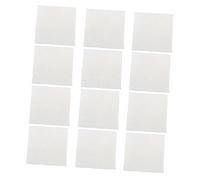 CTIRCHIU 12pièces Serviettes Carrées Serviettes De Bain Confortables Et Absorbantes Pour Toute La Famille Blanc