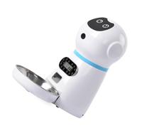 CTIRCHIU 1ensemble Distributeur Automatique pour Animaux Mangeoire Connectée avec Enregistrement Vocal Repas Programmes pour Chats et Chiens Mangeoire Élégante sans Batterie