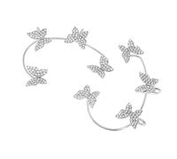 CTIRCHIU 1paire Boucles Oreilles Clips Zircon Accessoires De Mode Sans Piercing Pour Femmes