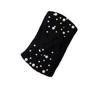 CTIRCHIU 1pièce Bandeau Tressé Pour Femmes Tête Chaude Avec Perles Accessoire Tricoté Élégant Pour Hiver Et Activités Extérieures