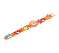 CTIRCHIU 1pièce Montre Garçon Fille Étanche Cartoon Racing Apprenez à Lire Heure avec Style Et Amusement pour Anniversaire Et Fêtes