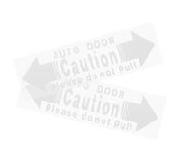CTIRCHIU 2 pièces Autocollants de Porte de Voiture Adhésifs Avertissement Ouverture Automatique Stickers de Sécurité pour Véhicules Faciles à Poser Visibles sur Voitures Camions et SUV