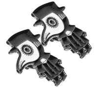 CTIRCHIU 2 pièces Broche Émail Médecin Peste Noire Épingle Châle et Costume Femme Pin Solide Décoratif pour Vêtements et Sacs