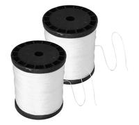 CTIRCHIU 2 rouleaux Fil Nylon Résistant pour Maçonnerie et Jardinage Bobines Durables pour Travaux Extérieurs et Bricolage Polyvalent