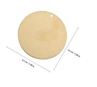 CTIRCHIU 20 Étiquettes Rondes en Laiton Vierges 35 Mm pour Valve, Perforées pour Estampage, Lot de 20 Pièces, Identification et Organisation des Équipements de Plomberie et Tuyauterie Eau