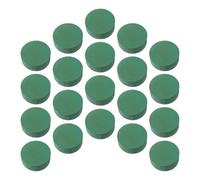 CTIRCHIU 20 Pièces Boue pour Fleurs Fraîches Ronde Base de Composition de Fleur Résine Phénolique Vert DIY