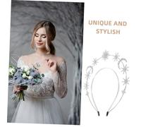 CTIRCHIU 2pcs Bouges De Déesse À Double Couche Avec Lune D'étoiles À Six Points Accessoires De Cheveux En Pour Cosplay De Mariée