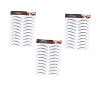 CTIRCHIU 3feuilles Autocollants De Sourcils De Faux Sourcils Outil De Maquillage Pratique Et Réutilisable Pour Look Naturel Et Complet