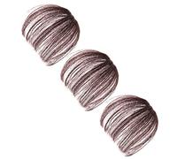 CTIRCHIU 3pièces Frange à Clip Fausse Air Hair Postiche Naturel Synthétique Pour Femmes Pour Événements Fêtes Et Sorties