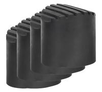 CTIRCHIU 4 pièces Lot de Embouts de Jambe Échelle Antidérapants Caoutchouc Épais Protection pour Échelle Télescopique Du Bruit et Protection des Sols Installation Facile