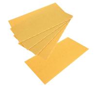 CTIRCHIU 5 Pièces Plaque de Fond en Plastique Jaune Cire d'abeille pour Ruche, Supporte la Construction Précise de Cellules Hexagonales, Adaptée aux Cadres et Corps de Ruche en Apiculture