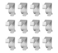 CTIRCHIU 50pcs Taquet Etagere en Fer Mini Clips de Pilastre pour Support Étagère Armoire Métallique, Pinces de Bibliothèque Stables et Détachables pour Rangement Maison et Bureau