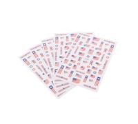 CTIRCHIU 5feuilles Autocollantes De Décorations De Manucure Patriotiques Pour Jour De Indépendance Autocollants De Nail Art Avec Drapeau Américain Pour Fête Du Juillet Et Événements