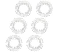 CTIRCHIU 6 Pièces Peigne Invisible pour Cheveux avec Élasticité, Plastique Circulaire, Profil Ultra-fin, Multi-fonction pour Femmes et Adolescents, Usage Quotidien