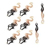CTIRCHIU 8pièces Perruque Bouclée Au Tresses Boho Synthétiques Avec Détails Fins Pour Look Dreadlock Distinctif Pour Cosplay Et Occasions Spéciales