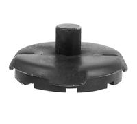 CTIRCHIU Adaptateur pour Vérin Hydraulique 3 Tonnes avec Patin Caoutchouc Accessoire Acier et Caoutchouc pour Support Stable et Protection Lors du Levage Automobile