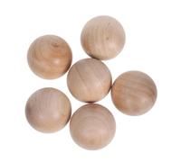 CTIRCHIU Bouchon de bocal en bois 6 unités forme sphérique 3cm pour bouteilles en verre et carafes stockage d'épices et usage vinification