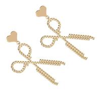 CTIRCHIU Boucles D'oreilles Délicates et Esthétiques Résistantes à Décoloration la Déformation en Métal Doré de Ciseaux Usage Quotidien Rendez-