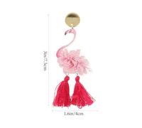 CTIRCHIU Boucles Oreilles Pendantes Flamant Légères et Durables Bijoux pour Femmes Design Unique avec Hypoallergéniques Décoloration Parfaites pour et Amateurs de Style Kawaii