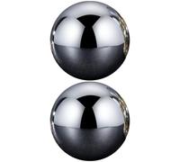 CTIRCHIU Boules de Glace en Acier Inoxydable 2pcs pour Vin et Boissons, Réutilisables, Faciles à Nettoyer, Accessoires pour Bar et Maison
