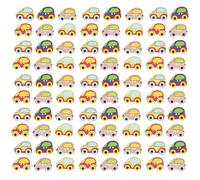 CTIRCHIU Boutons bois 100 pcs en forme de voiture pour couture, accessoires DIY et décoration légère de vêtements adaptés à chemises et robes