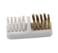 CTIRCHIU Brosse de Nettoyage Petite Brosse Polyvalente pour Embout de Perceuse à Ongles en Cuivre Fibres Synthétiques pour Manucure Professionnelle et Usage Maison