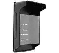 CTIRCHIU Cache-Sonnette Extérieur en Plastique Noir 24,5x14,3 Cm Protège Machine Intégrée de Contrôle Accès Usage Extérieur