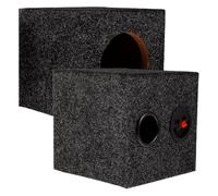 CTIRCHIU Caisson de Basses Scellé en Bois pour Voiture, Paire Facile à Installer, Performance Sonore Optimale, pour Système Audio Automobile