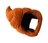 CTIRCHIU Chapeau de Fête Extravagant Marron en Peluche Pp Coton, Forme Chapeau Cartoon Amusant pour Garçon et Filles et Adultes, Facile à Porter et Ne Tombe Pas, pour Événement et Poisson