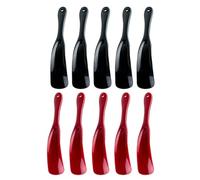 CTIRCHIU Chausse-pieds, Suspendus en Plastique Noir 10 Pièces Lisse et Résistante et Accessoire Pratique pour Femmes Seniors à Domicile