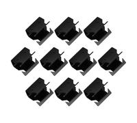 CTIRCHIU Clips de Déflecteur de Vent Automobile en Métal, Lot de 10 Pièces, Fixation Solide et Ajustée pour Gouttière de Pluie Compatible avec Modèles Populaires de Voitures Compactes