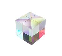 CTIRCHIU Cube Optique en Cristal pour Démonstration Réfraction Lumière et Décoration 1,8x1,8cm pour L'enseignement en Collège et Primaire