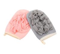 CTIRCHIU Exfoliants Bain 2 Pièces Lot de Nettoyage et Massage pour Hommes et Femmes Accessoires de Bain Faciles à Sécher Nettoyer pour Séjour