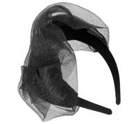 CTIRCHIU Fascinateur Rétro Noir pour Femme, Bandeau en Tissu Léger et Confortable, Accessoire Élégant pour Mariage ou Street Snap