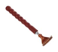 CTIRCHIU Grattoir Corporel Portable et Facile à Utiliser en Acier Inoxydable Télescopique Léger pour Soulager le Stress, Accessoire Arrière Marron