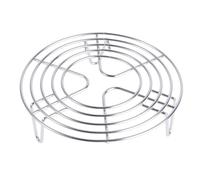CTIRCHIU Grille de Cuisson Vapeur Ronde Support Multifonction Simple et Pratique en Acier Inoxydable 304 Légère et Résistante la Chaleur pour Cuisson Vapeur