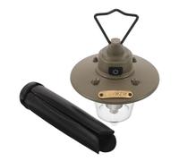 CTIRCHIU Lanterne de Camping Rechargeable Vintage avec Luminosité Réglable et Étanche, Batterie 1200mah, Portable avec Support, pour Patio et Jardin