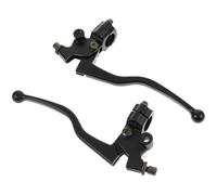 CTIRCHIU Levier de Frein Moto et Embrayage Fxd125 Gl125, Support de Guidon Base Rétroviseur, Ensemble 1 Paire, Compatible Motos et Scooters, Levier de Frein de Guidon Résistant et Précis,